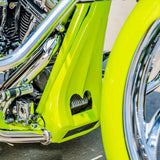 Harley Davidson Stretched Chin Spoiler Scoop For Raked Touring Flh 2009-2013