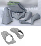 Custom Saddlebags Rear Fender Tank Side Cover 8" Lids HD Touring Model 2014-2024