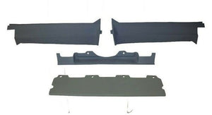 TM Cadillac Fleetwood Brougham DeVille 1977-79 Rear Trunk Bumper Fillers BLACK