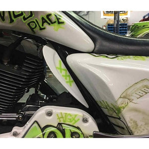 TM Engine Heat Deflector Harley Touring Street Glide Road King FLHX CARBON FIBER