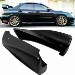 TM Rear Bumper Splitters Fits Subaru WRX STI 2006-2007 Pair  CARBON FIBER LOOK