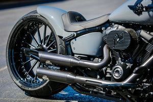 TM Front Rear Fender Seat Kit Fits Harley Softail Fat Boy M8 2018-2026 BLACK