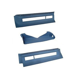 TM Fits Cadillac DeVille Fleetwood 1974-76 Rear Bumper Fillers Fiber BLACK