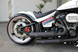TM For Harley Softail M8 FXBB Street Bob 2018-2026 Side Covers CARBON FIBER