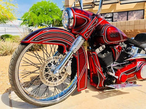 TM Front Fender FL style Fits Harley Touring Bagger Trike Softail 23in