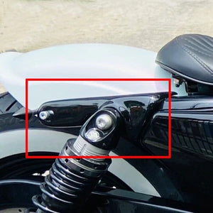 TM Fender Strut Covers Fits Harley Sportster XL883 XL1200 2004-2021 BLACK