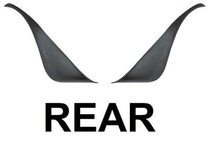 TM Rear Wheel Fender Flares LH RH For Pontiac Trans Am Firebird 1970-1978 BLACK