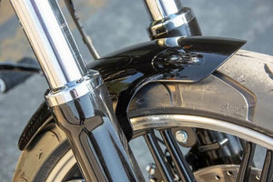 TM Custom Short Front Fender Fits Harley Softail Breakout FXBR FXBRS 2013+ BLACK