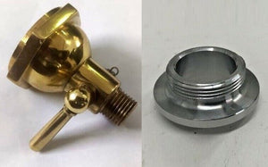 TM Gas Fuel Petrol Tank Brass Tap Fits Harley BSA Triumph Chopper Bobber BRASS