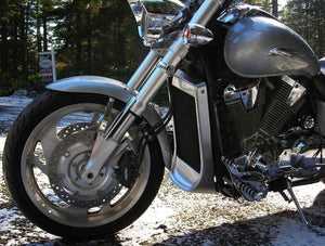 TM Lower Fairing Engine Chin Belly Pan For Honda VTX1800 VTX1300 Custom BLACK