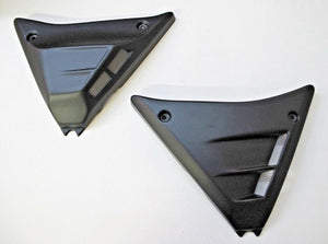 TM Side Covers Vented Fits Harley Dyna FXR FXD 1982-2000 Custom Pair BLACK