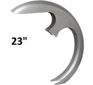 TM 23in Wrap Front Fender For Harley Touring Street Glide Road King Bagger BLACK