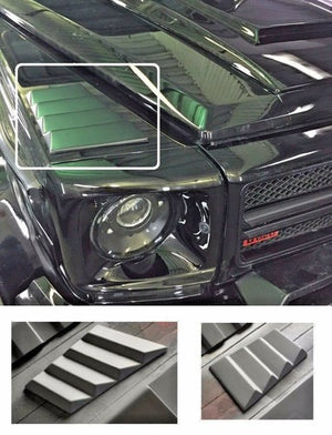 TM Scoop Vent Louver Panel Trims For Flat Hoods Fenders Custom Build Application