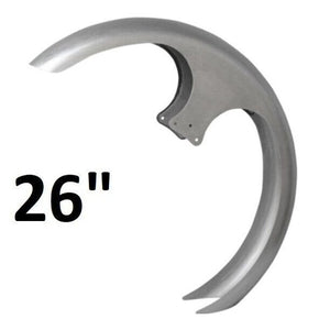 TM 26" Wrap Front Fender For Harley Touring Bagger Street Glide Road King BLACK