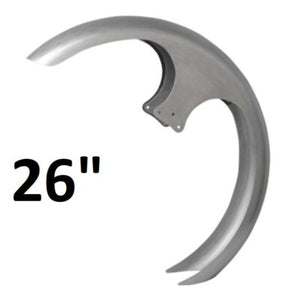 26 IN. WRAP Front Fender Fit For Harley Touring Bagger Street Road King Glide HA