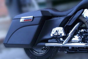 OVERLAY BOND-ON LONG SIDE COVERS 96-08 HARLEY TOURING BAGGER ULTRA ELECTRA GLIDE