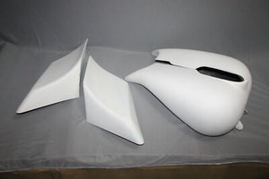 OVERLAY BOND-ON 5GAL TANK+SIDE COVERS 1997-2008 HARLEY DRESSER TOURING MODELS