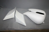 OVERLAY BOND-ON 5GAL TANK+SIDE COVERS 1997-2008 HARLEY DRESSER TOURING MODELS