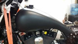LONG 6GAL GAS PETROL TANK COVERS HARLEY TOURING BAGGER FLHX FLTR FLHR CVO 09-19