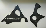 BLACK - M109R VZR1800  Engine side cover plates keyhole Suzuki M1800R BOULEVARD
