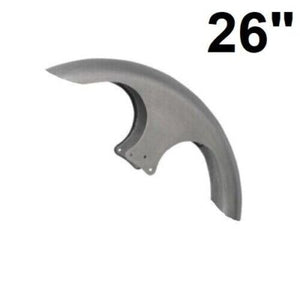 TM 26in Short Chopped Front Fender HD Touring Bagger Performance CARBON FIBER