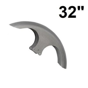 TM 32" Short Chopped Front Fender For Harley Touring Bagger FLHX FLTR FLHR BLACK