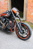 HARLEY-DAVIDSON CUSTOM FRONT FENDER "AVENGER" 2019-2023 SOFTAIL M8 FXDR 114