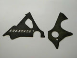 BLACK - M109R VZR1800 Engine side cover filler plates keyhole Suzuki BOSS M1800