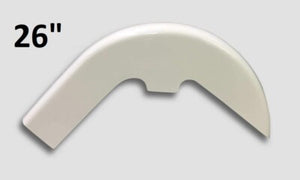 26" FL Front Fender For Harley Touring Bagger Raked Street Road King Ultra Glide