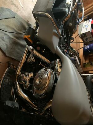 STRETCHED EXTENDED LONG 5GAL TANK COVERS 96-08 HARLEY STREET ROAD GLIDE KING CVO