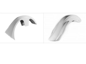 26" FRONT & REAR FENDER 09-13 HARLEY TOURING BAGGER STREET ROAD GLIDE KING FLHX