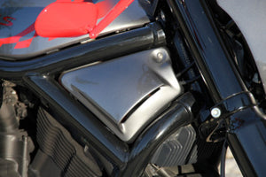 HARLEY V ROD V-ROD NIGHT ROD SPECIAL NRS DRAG AIRBOX SIDE FRAME COVERS 02-17