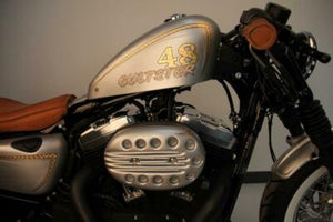 Air Cleaner Ribbed Filter Cover 04-15 Harley Davidson Iron883 48 Sportster 72*