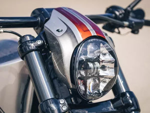 TM Fits Harley Softail Breakout FXBR FXBRS 2018-2026 Headlight Lamp Mask Oval