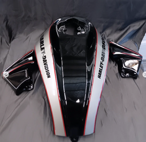 TM Bomber Airbox Decals Stickers Fits Harley V Rod Night Rod 06-17 GLOSS BLACK