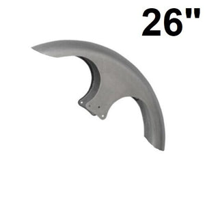 26" Short Sporty Chopped Front Fender For Harley Softail Breakout Performance HD
