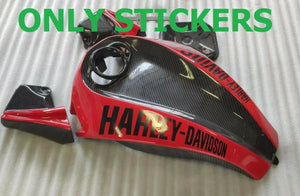 TM Airbox Tank Cover Decals Stickers Fits Harley V Rod Night Rod Custom CHROME