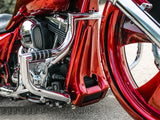 Stretched Chin Spoiler Fit Harley FLH Street Glide Touring Road King 2009-2013