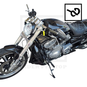 TM Short Chopped Front Fender For Harley V Rod Night Rod VRSC 12-17 CARBON FIBER