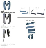 1980-1992 Front Rear Bumper Fillers Cadillac Deville Fleetwood Brougham Jalopy