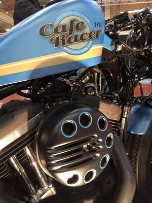 AIR CLEANER FILTER COVER CAFE RACER 2016+ HARLEY DAVIDSON IRON883 48 SPORTSTER