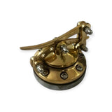 Custom gas fuel petrol tank cap lid brass cast Harley Bobber Chopper Hot Rat Rod - RIDER PITSTOP