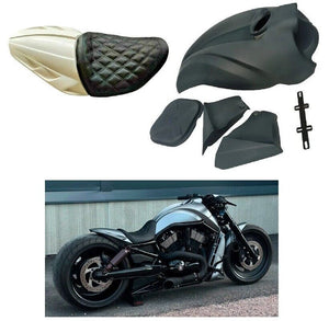 TM Airbox Cover Rear Fender Seat Fits Harley V Rod Night Rod Muscle 07-17 BLACK