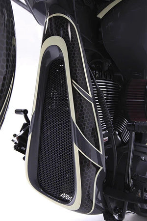 TM Fits Indian Chief 2014-2021 Engine Chin Spoiler Scoop Air Dam Fairing BLACK