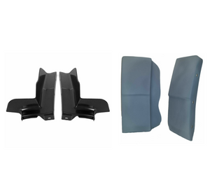 TM Bumper Quarter Panel Fillers For Pontiac Parisienne 1985-86 Front Rear BLACK