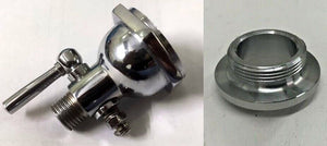 TM For Harley Sportster BSA Triumph Gas Fuel Tank Petcock Tap Bobber BRASS METAL