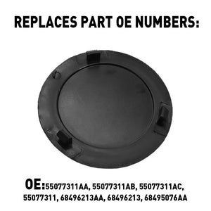 FOR 2003-2019 DODGE RAM REAR BUMPER STEP TOWING PAD BALL PLUG ROUND CAP-NEW