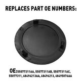 FOR 2003-2019 DODGE RAM REAR BUMPER STEP TOWING PAD BALL PLUG ROUND CAP-NEW