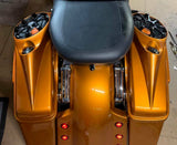 For Harley Davidson 8 Inch Speaker Lids With Tweeter For Touring Bikes 1997-2013