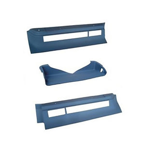 1974-1976 Cadillac DeVille & Fleetwood Rear Center Bumper Filler Set (3 Piece)